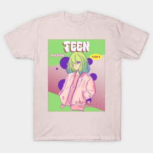 Teen Anime Magazine T-Shirt